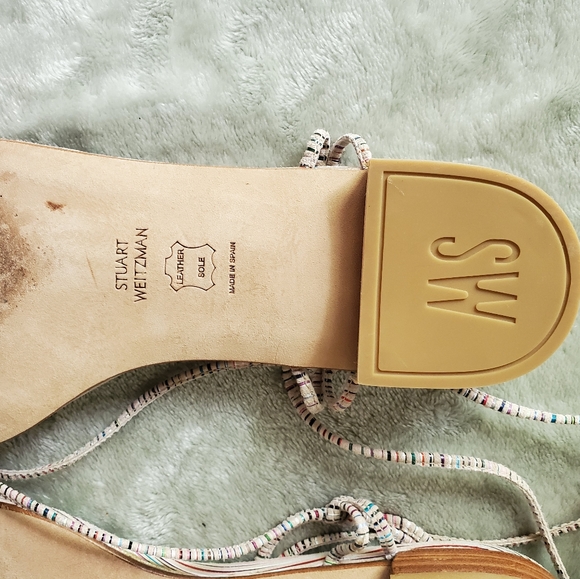 Stuart weitzman Nieta Suede Lace-up Sandal - Picture 8 of 10